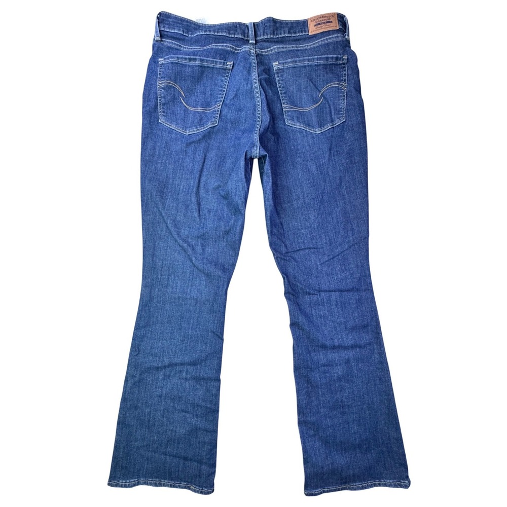 Levi Strauss Signature Gold Totally Shaping Bootcut Jeans Medium Wash Womens 12 - Picture 9 of 13